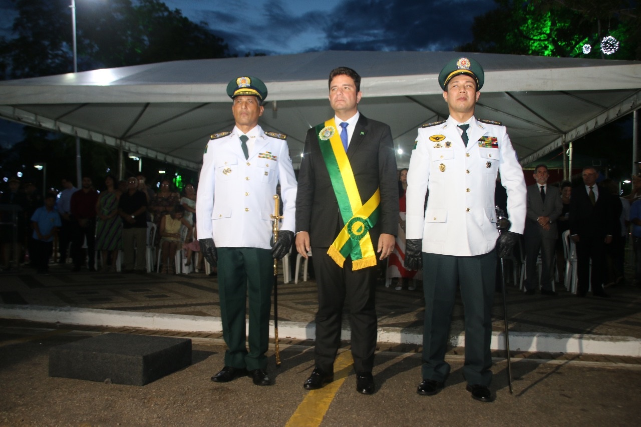 PM realiza troca de comando em solenidade com o governador Gladson Cameli