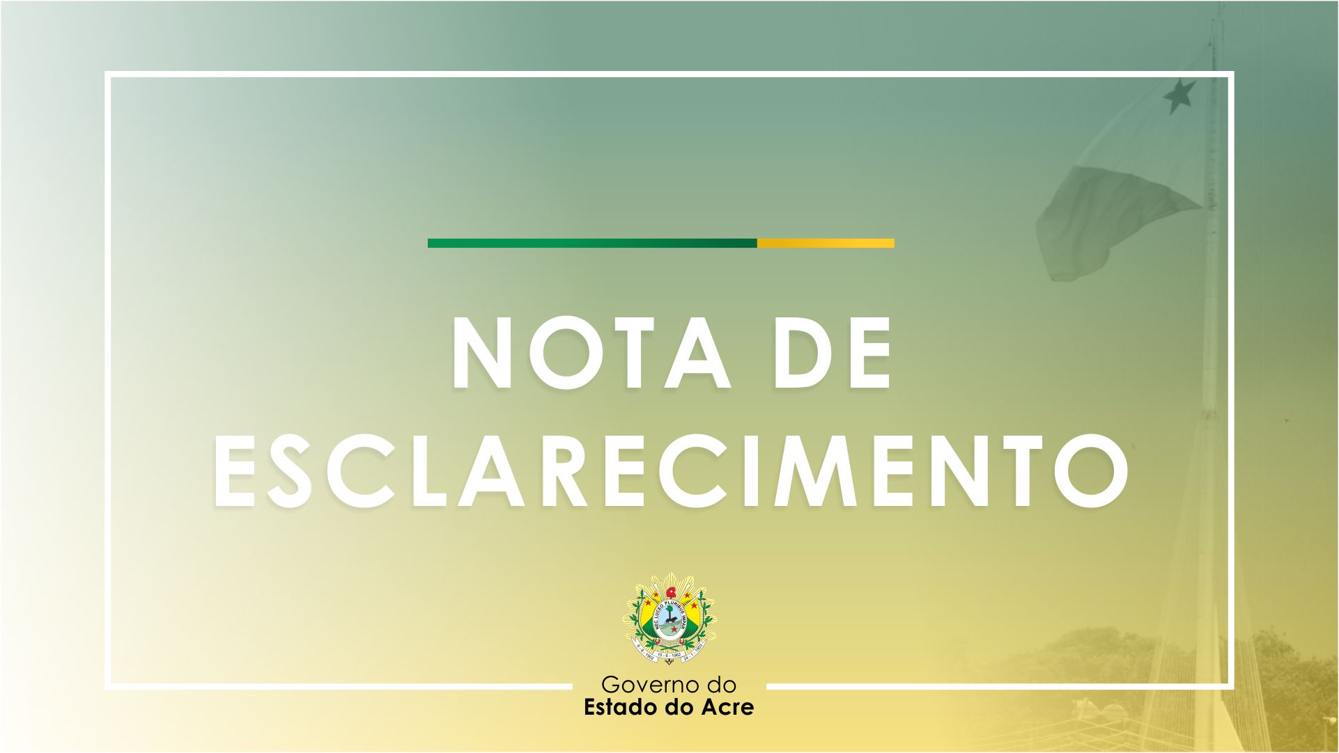 Nota de esclarecimento – Sesp/Sejusp