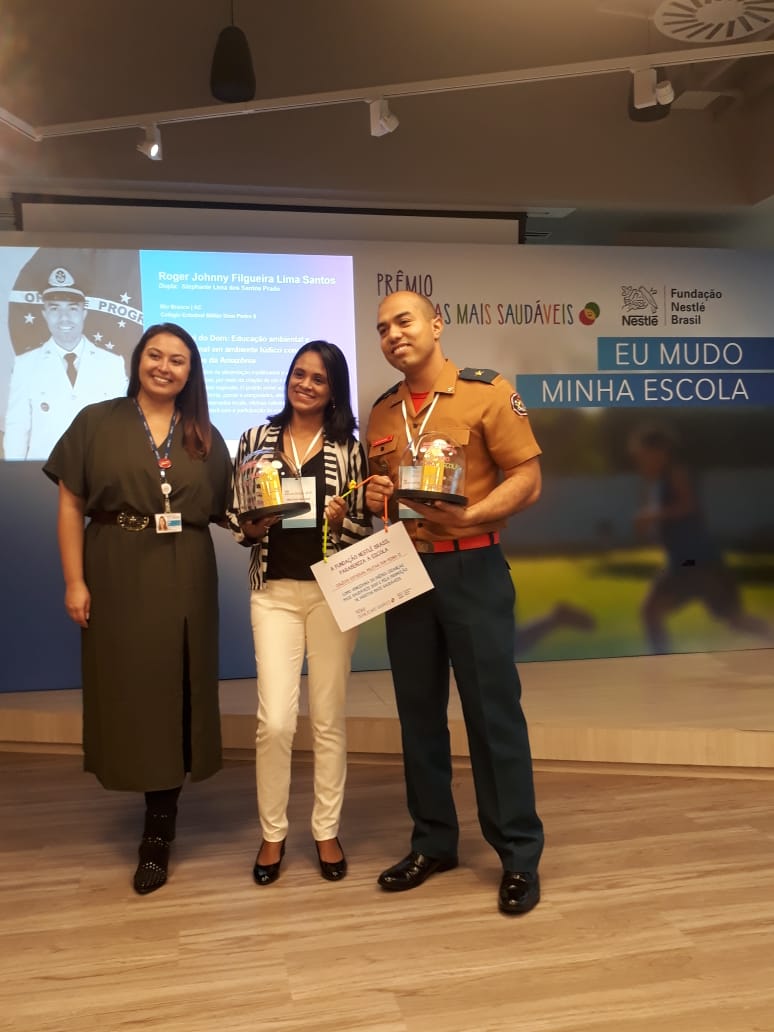 Colégio Dom Pedro II recebe premiação do concurso Crianças mais Saudáveis