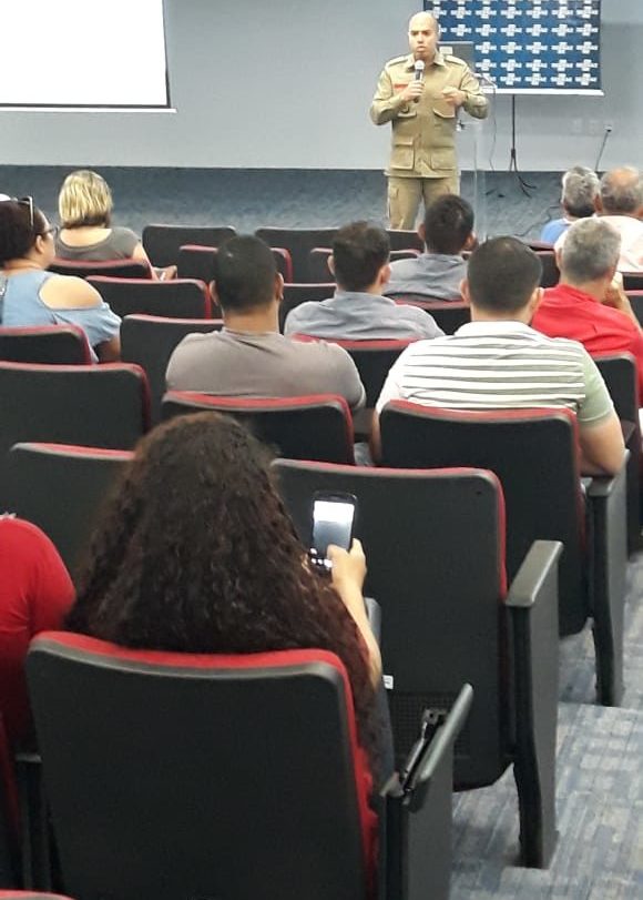 Corpo de Bombeiros realiza palestra a trabalhadores da Expoacre 2019