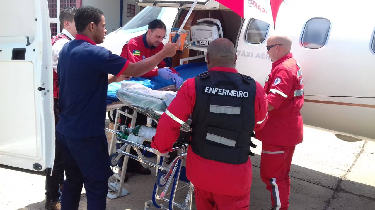 Saúde se mobiliza para transportar duas pacientes em UTI aérea