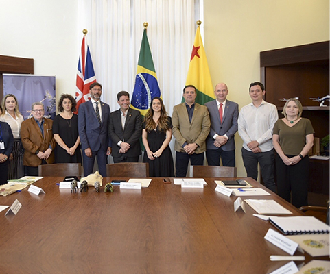 Embaixador do Reino Unido afirma que o Acre é exemplo para o mundo em preservação ambiental