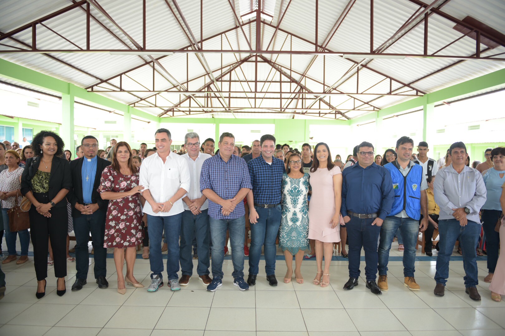 Gladson Cameli e Major Rocha entregam escolas cívico-militares em Senador Guiomard