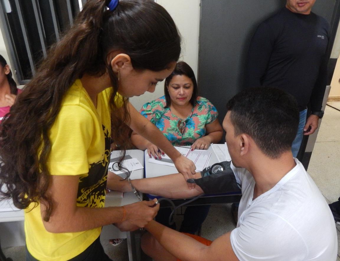 Em parceria com o município, Iapen realiza ação de saúde no presídio de Tarauacá