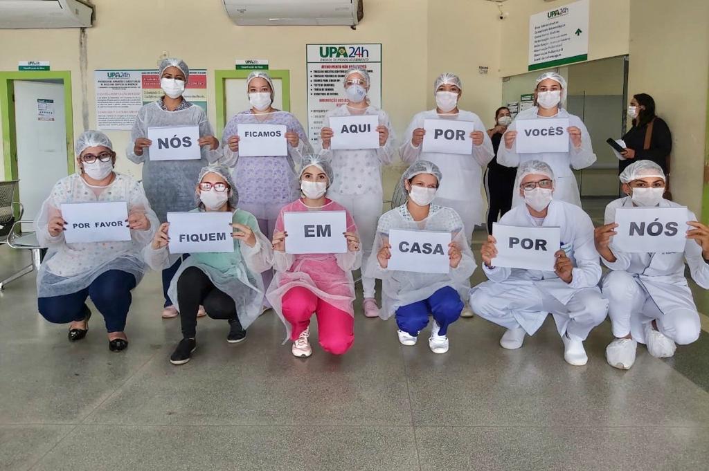 “Fiquem em casa” é o apelo dos profissionais da Saúde à população