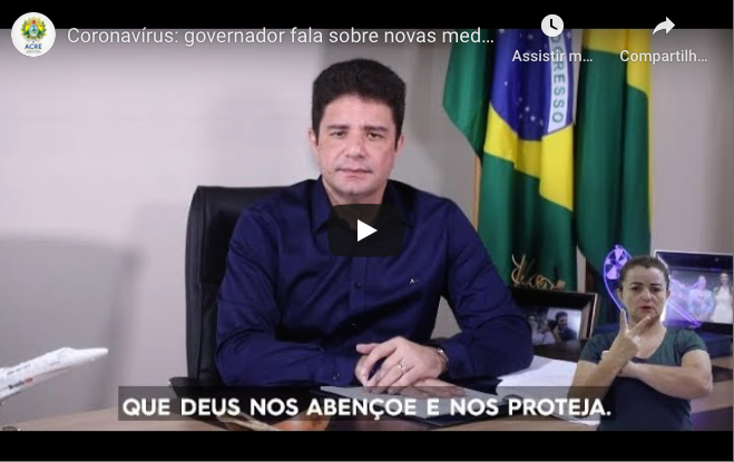 Coronavírus: governador fala sobre novas medidas