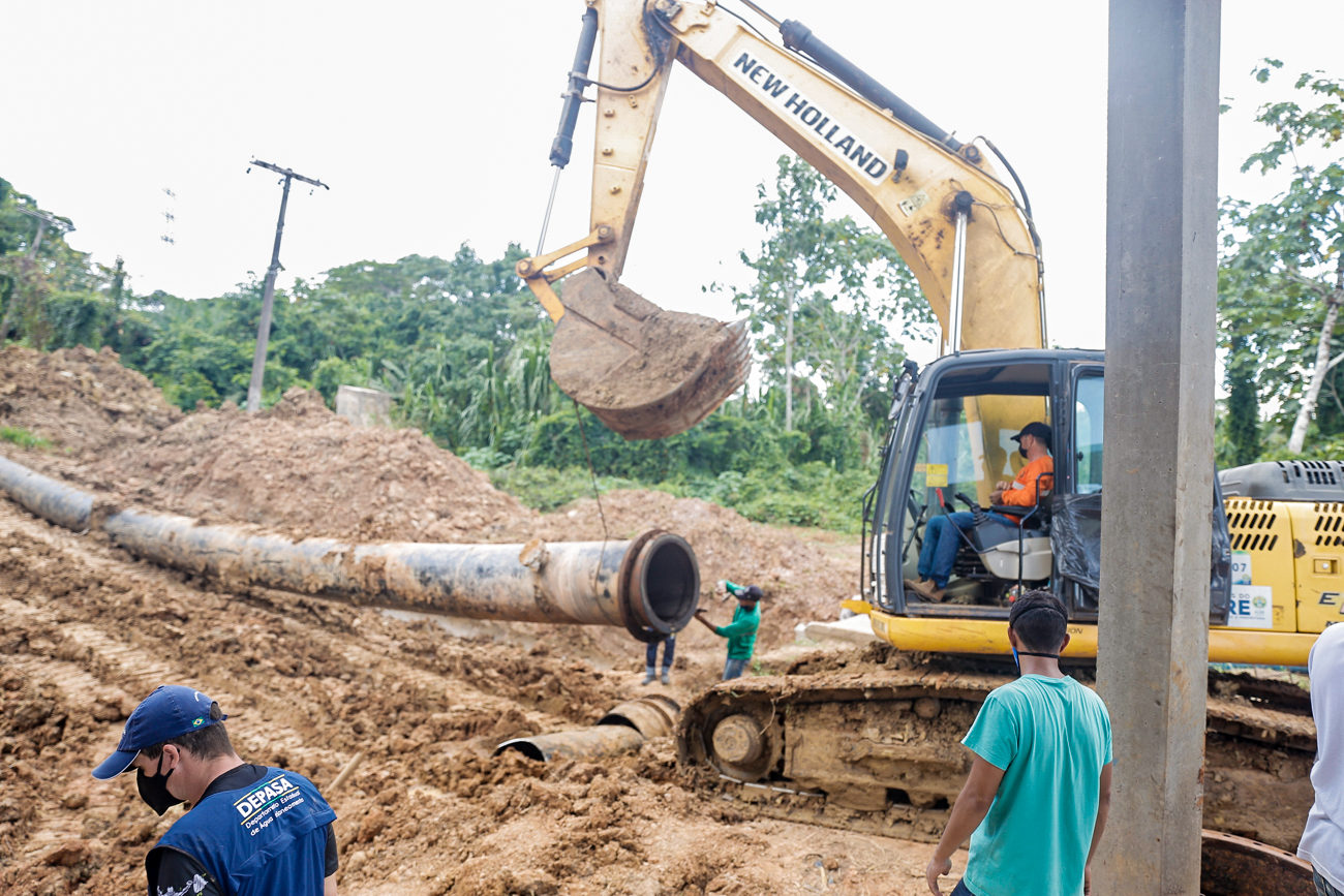 Depasa realiza manutenção em estação de tratamento de água