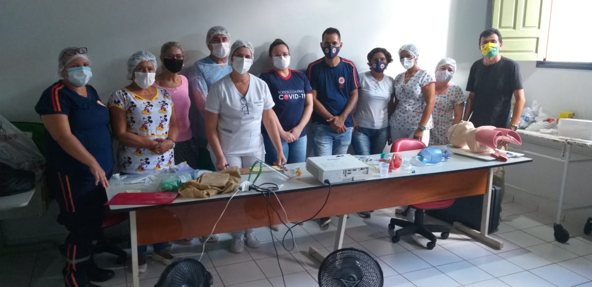 Saúde capacita profissionais de Plácido de Castro em manejo de pacientes com Covid-19