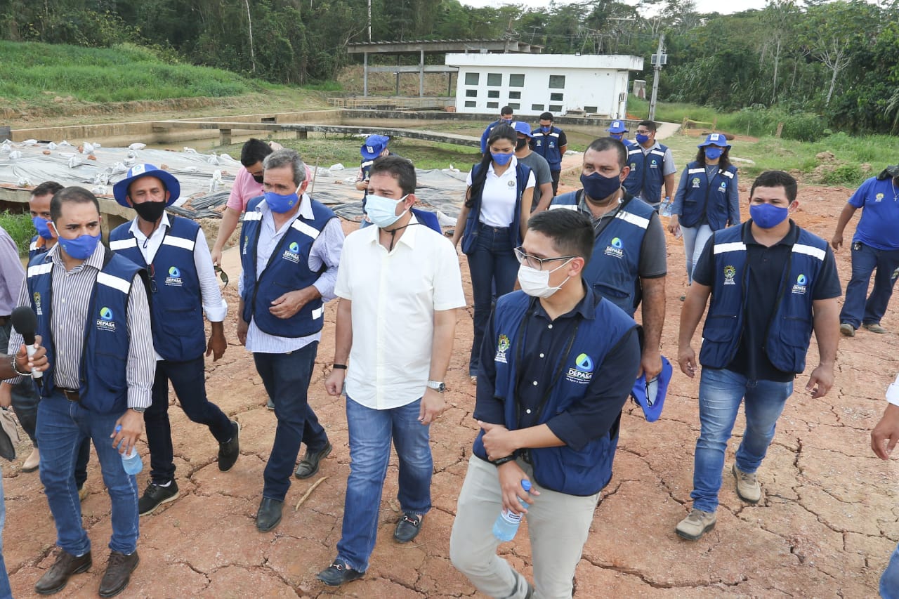 Gladson Cameli visita Estação de Captação e garante priorizar recurso para obras na unidade do Depasa 