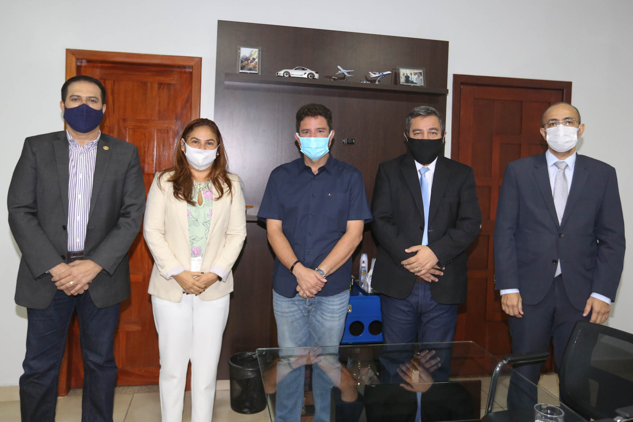Cameli recebe visita institucional de desembargadores eleitos para nova gestão do TJ