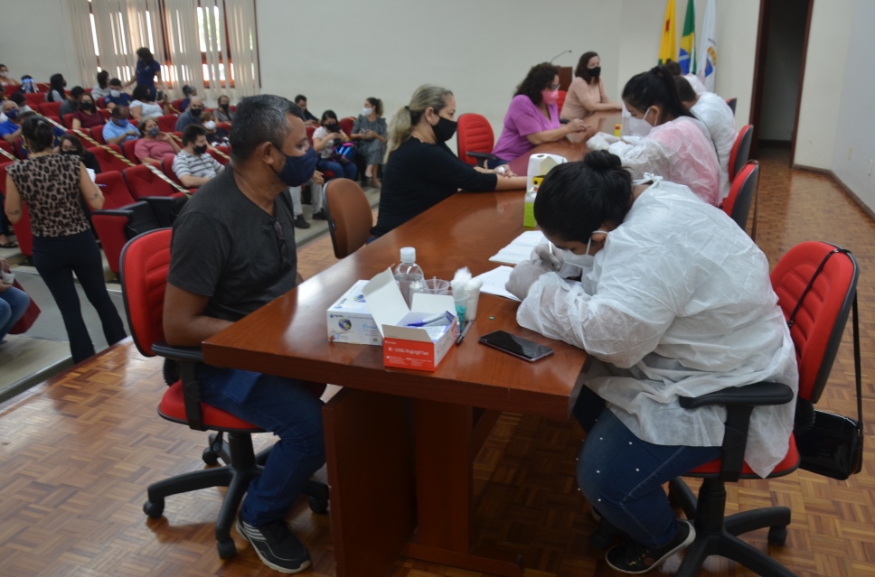 Servidores do Estado são submetidos a testes de Covid-19