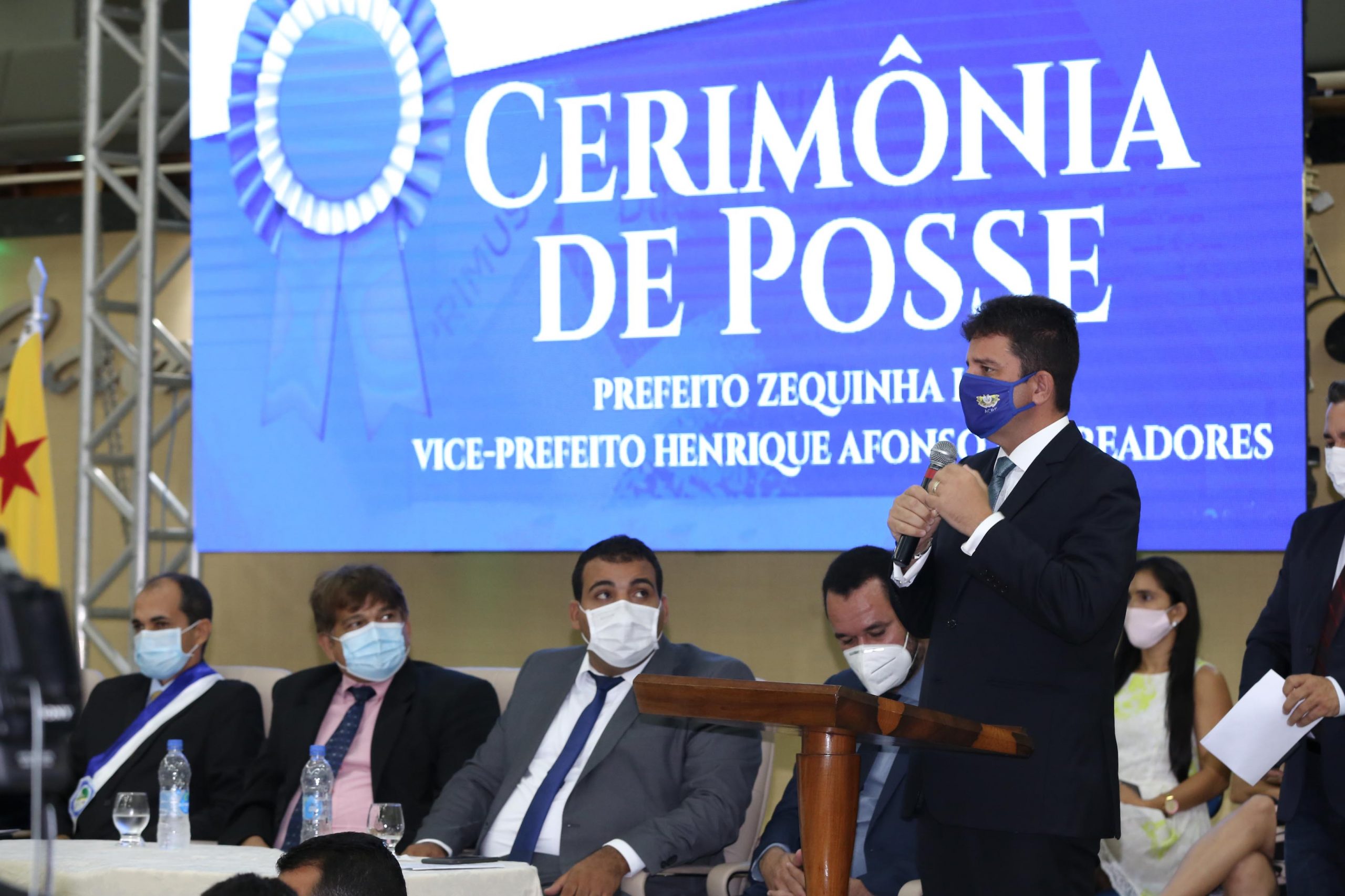 Gladson Cameli prestigia posse do prefeito de Cruzeiro do Sul