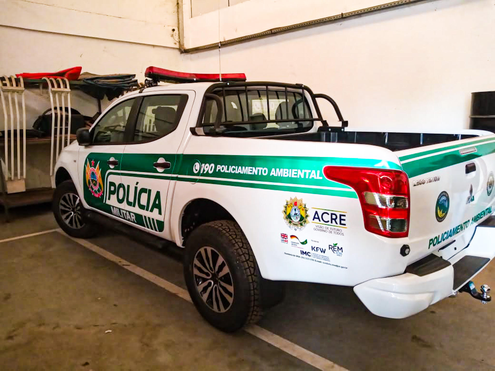 PM adquire viaturas para policiamento ambiental por meio do Programa REM Acre Fase II