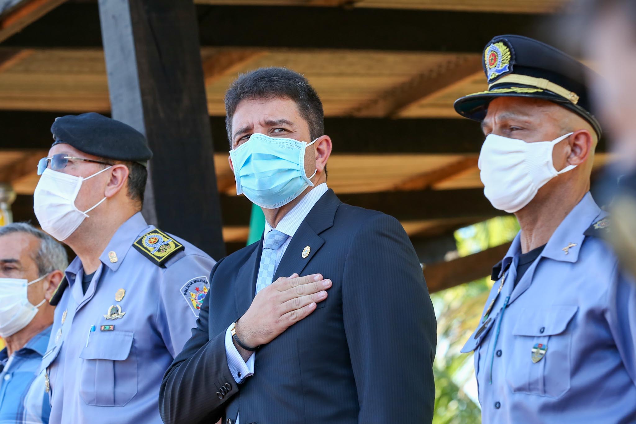 Governador Gladson Cameli participa de troca de comando de Batalhões da Polícia Militar