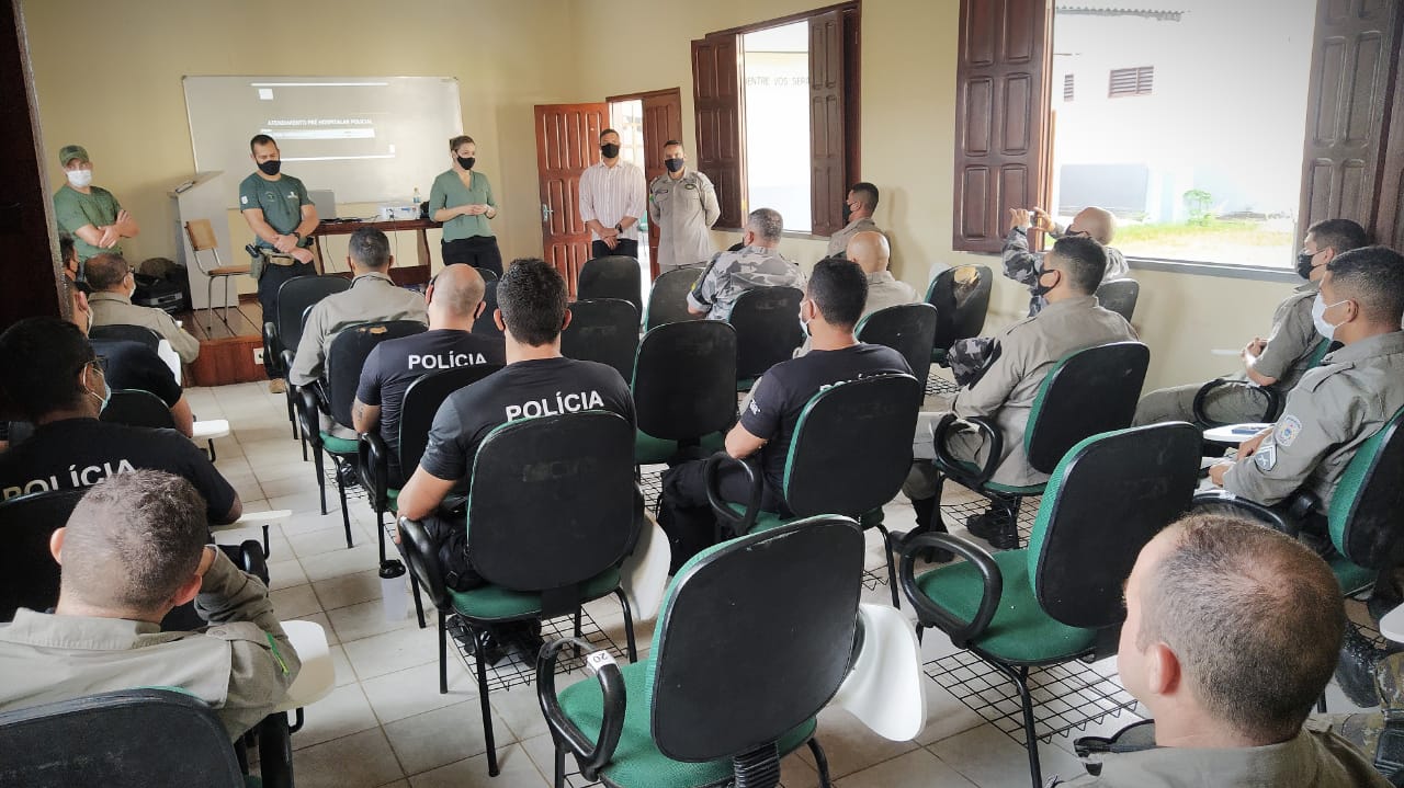 Parceria entre governos estadual e federal oferta curso em primeiros socorros para policiais