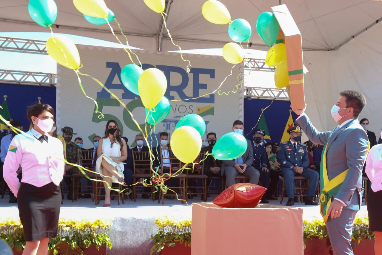 No aniversário de 59 anos do Estado do Acre, Gladson Cameli celebra conquistas e ações pelo desenvolvimento