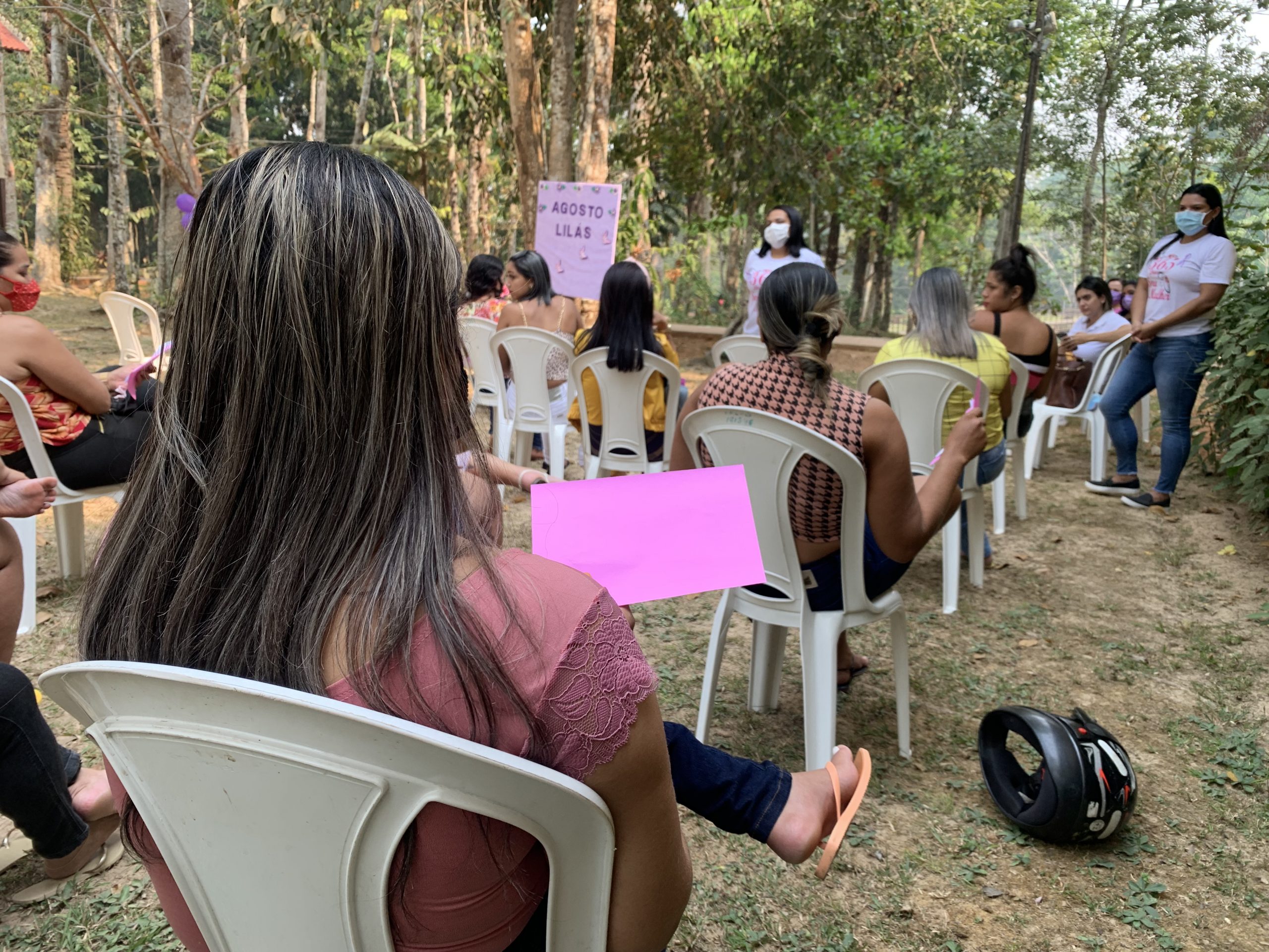 Estado promove palestra sobre violência contra a mulher para monitoradas e cumpridoras de medidas alternativas