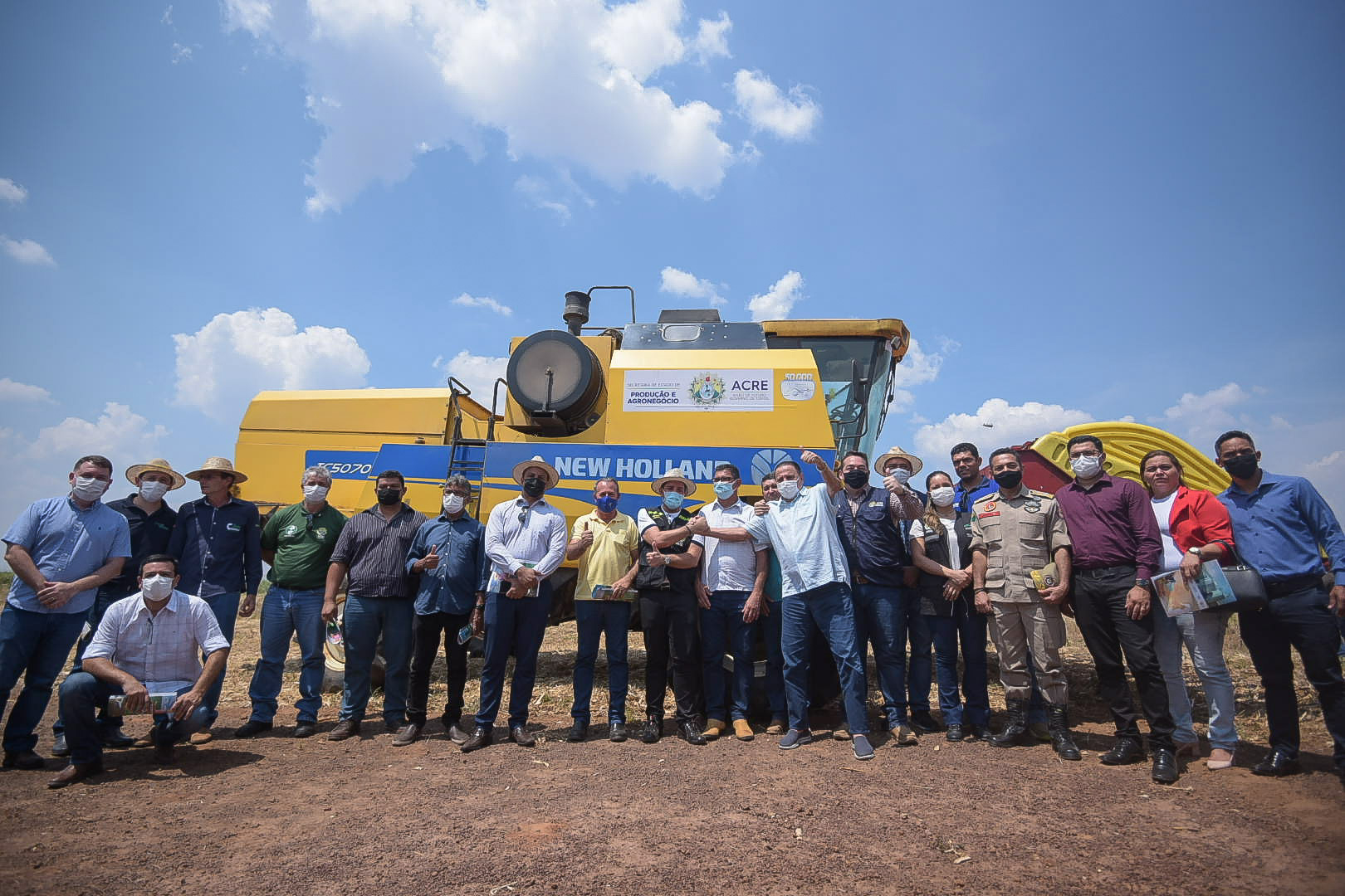 Com expectativa de colheita recorde de grãos no Acre, Gladson Cameli lança Plano Safra 2021/2022