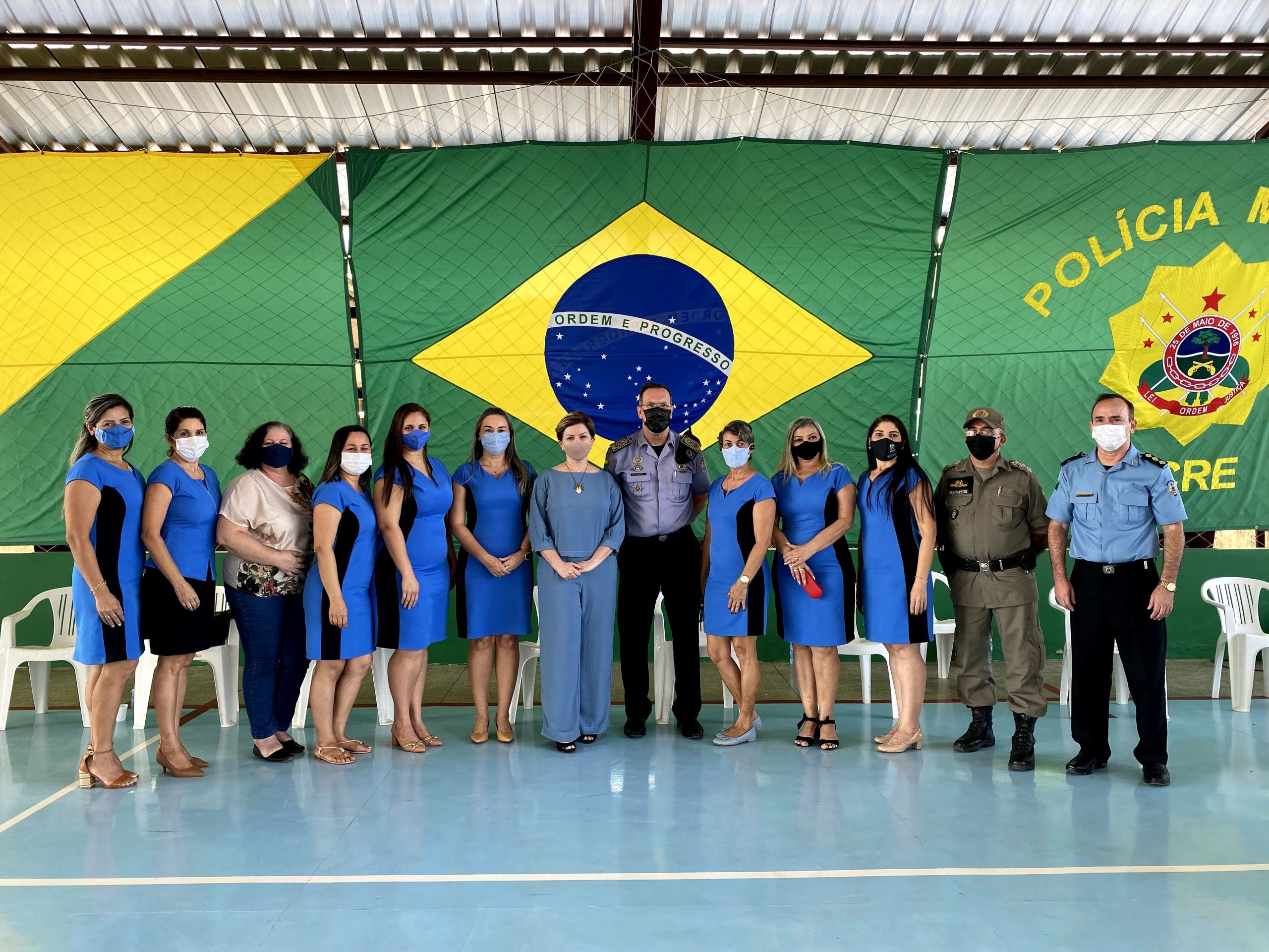 Formatura em escola Cívico-Militar marca início das comemorações da semana da pátria