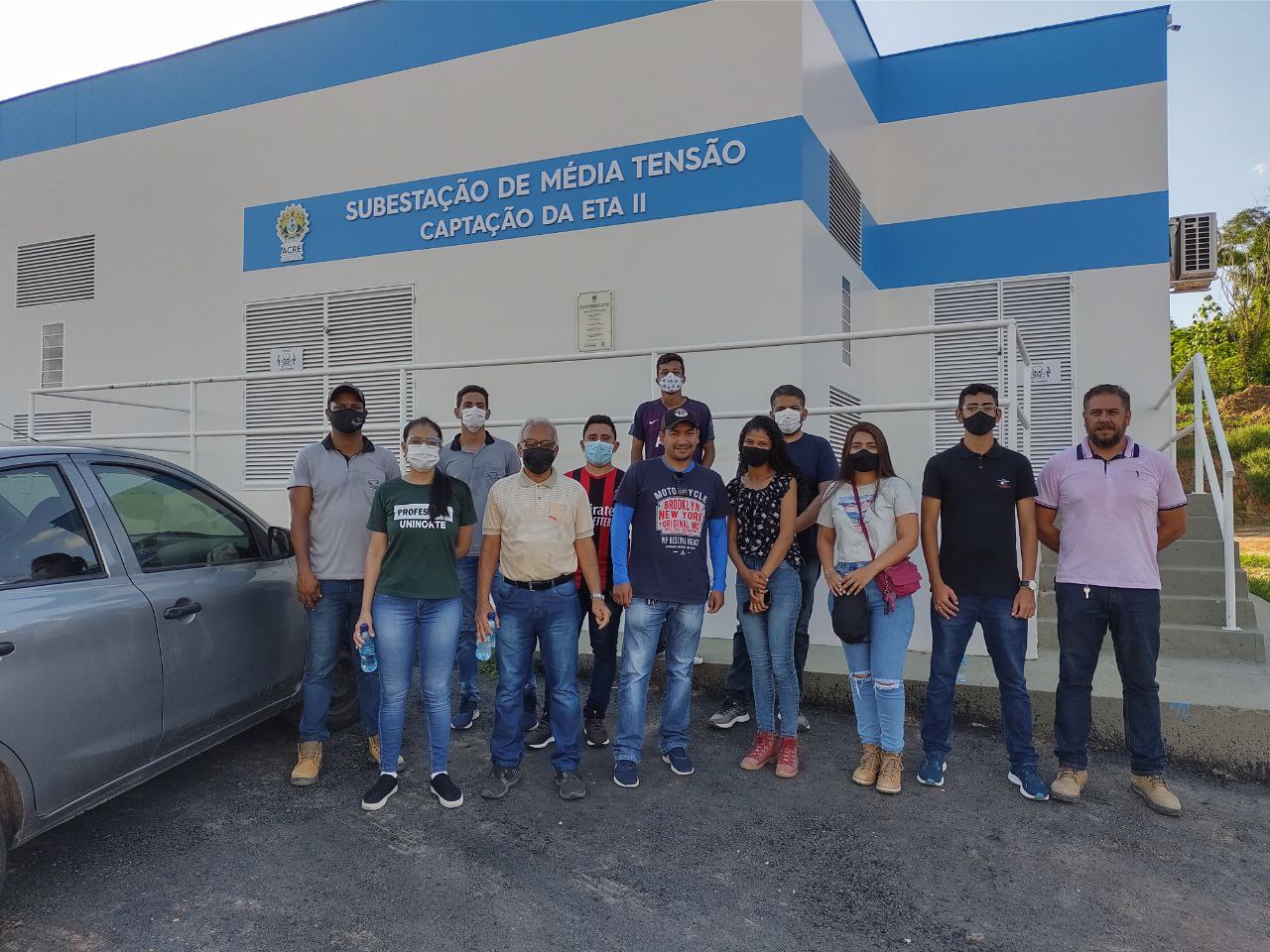 Estudantes de Engenharia Civil visitam ETA II com objetivo integrar conhecimento prático à teoria