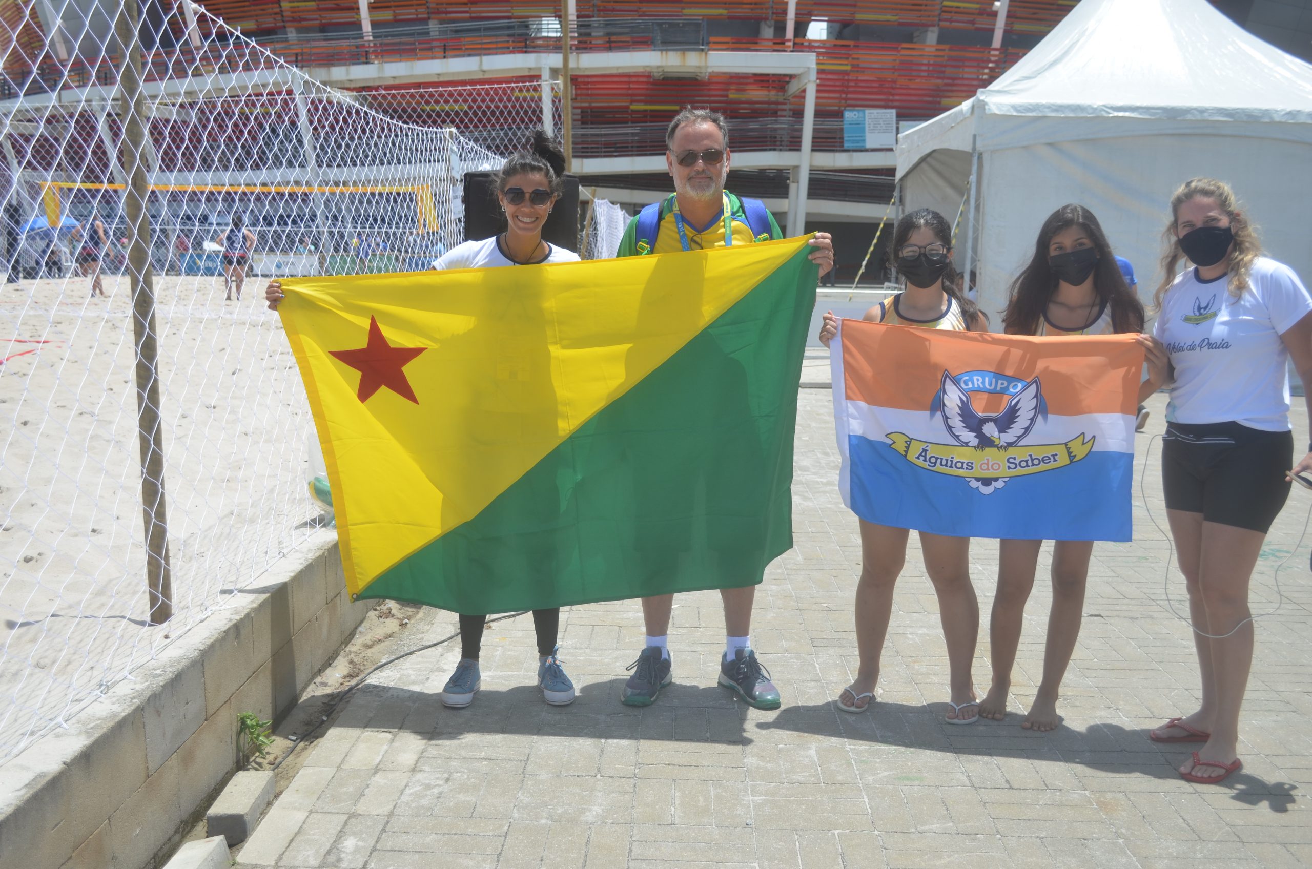 Equipe de vôlei de praia não consegue superar o time de Rondônia