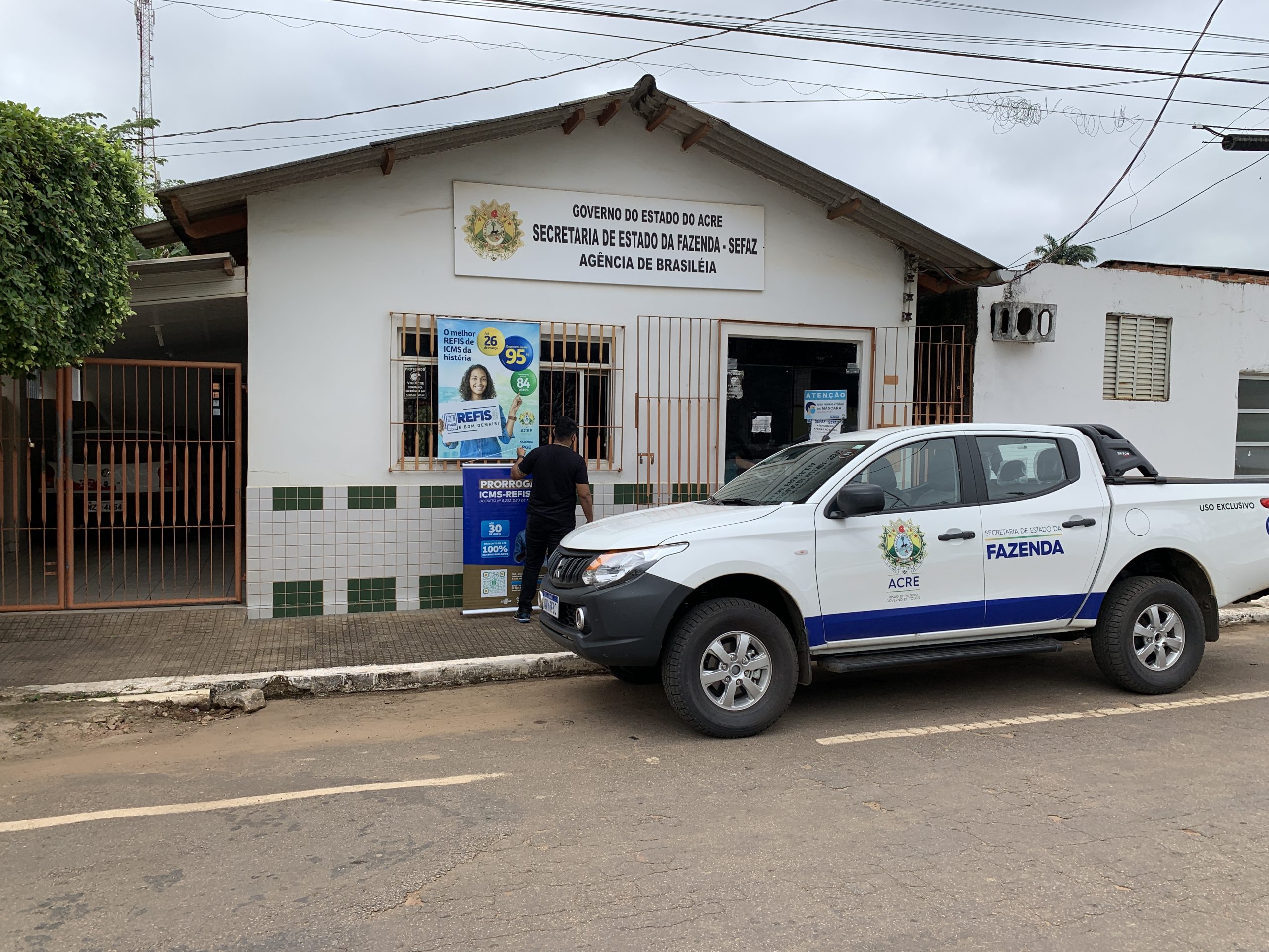 Em Brasileia, Sefaz muda local de atendimento durante reforma da agência