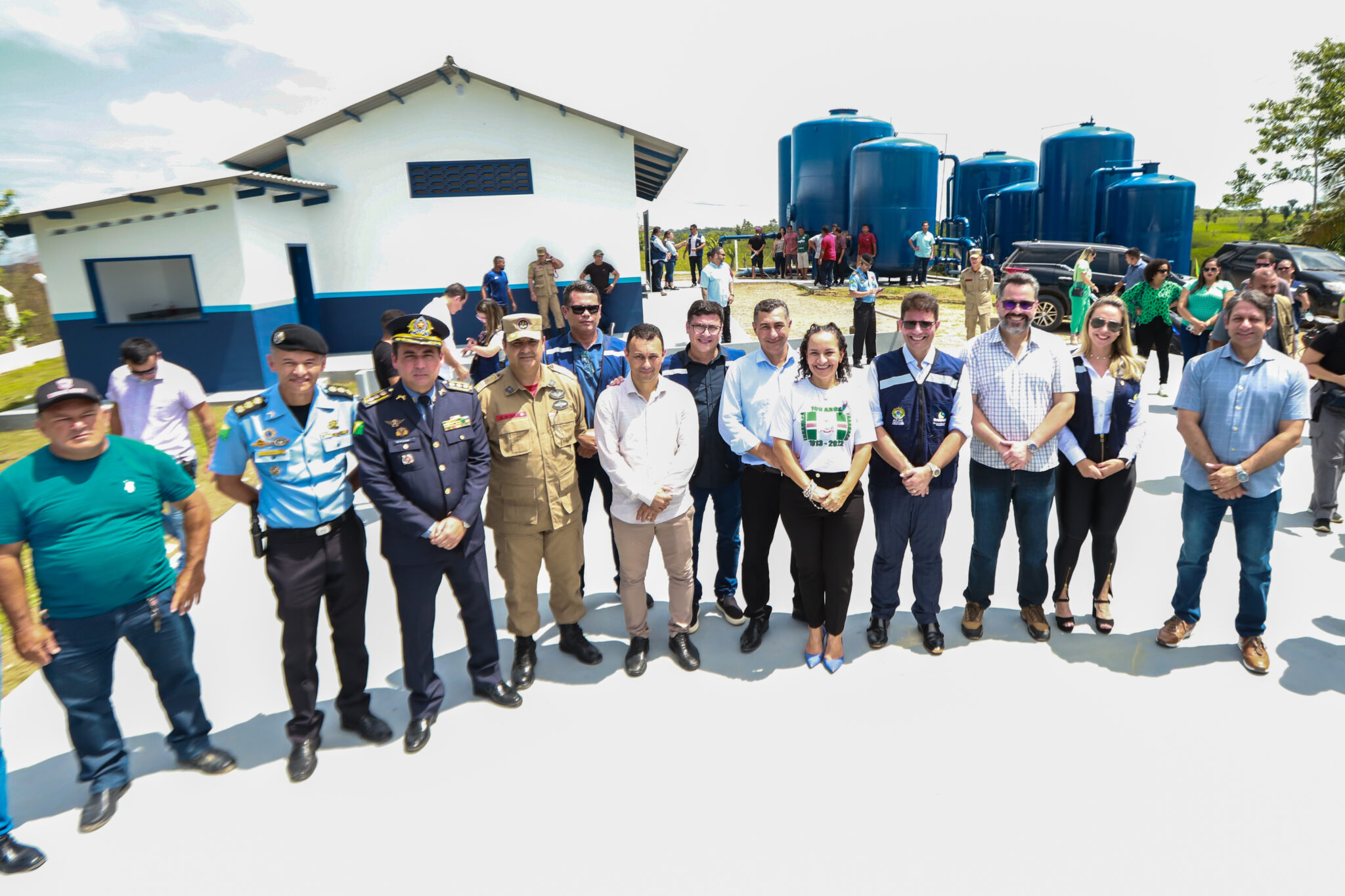 No aniversário de Tarauacá, Estado entrega obras de melhorias na ETA e sede do Saneacre no município