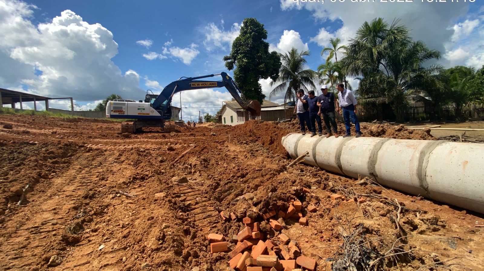 Governo e Prefeitura de Tarauacá executam drenagem em canal no Bairro da Cohab