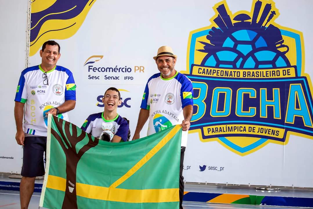 Atleta acreano fica em 2º lugar no primeiro Campeonato Nacional de Bocha Paralímpica