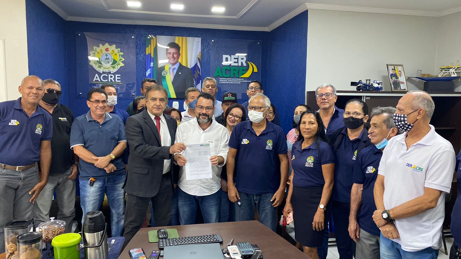Após 10 anos, Asderacre recebe ordem de reforma e garante qualidade de vida para servidores do Deracre