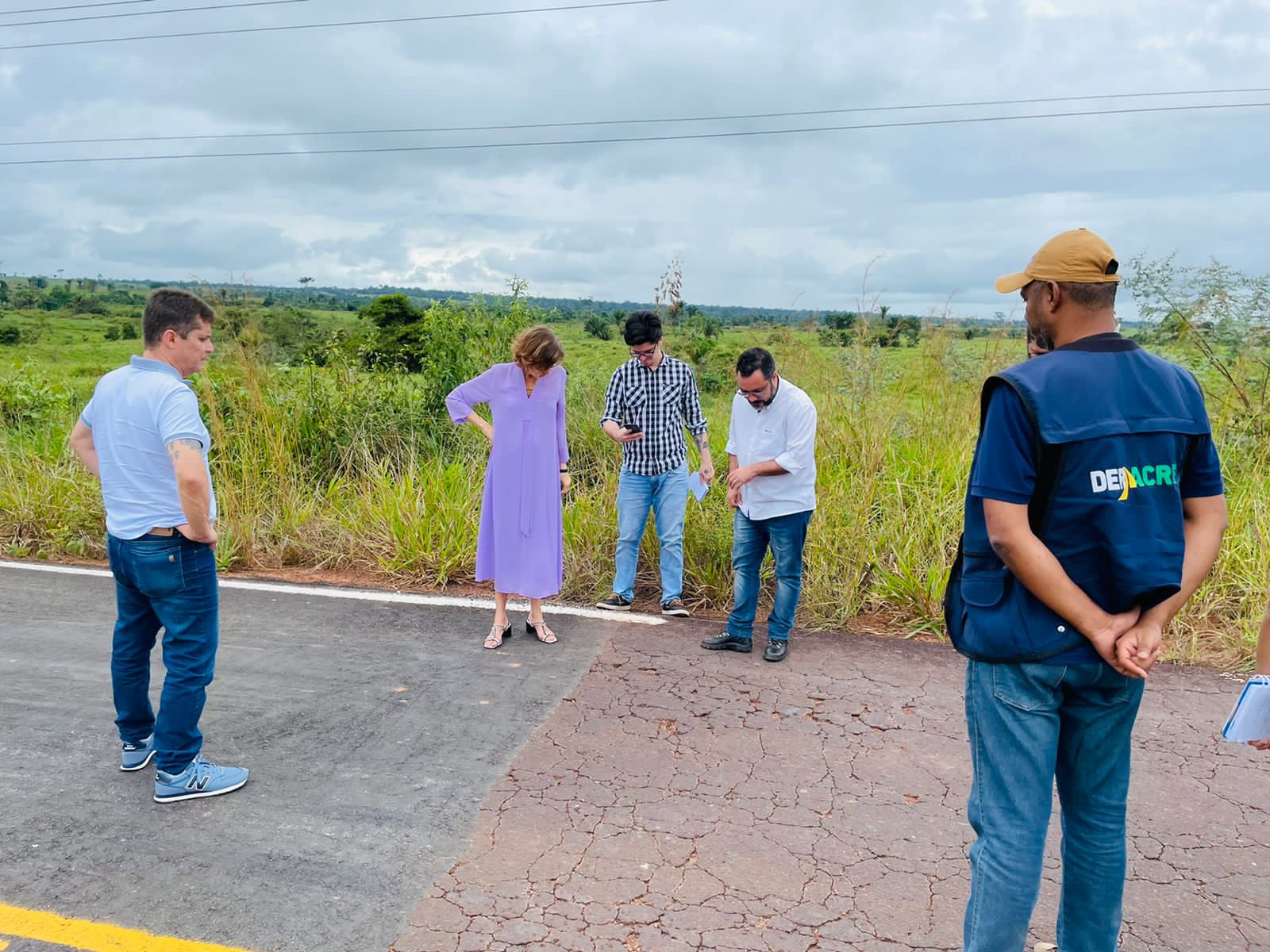 Controladoria Geral e Ministério Público vistoriam obras executadas pelo Deracre