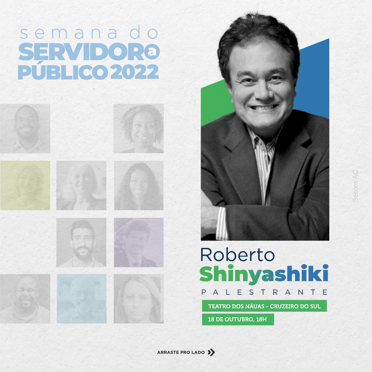 Abertas as inscrições para palestra de Roberto Shinyashiki a servidores públicos em Cruzeiro do Sul