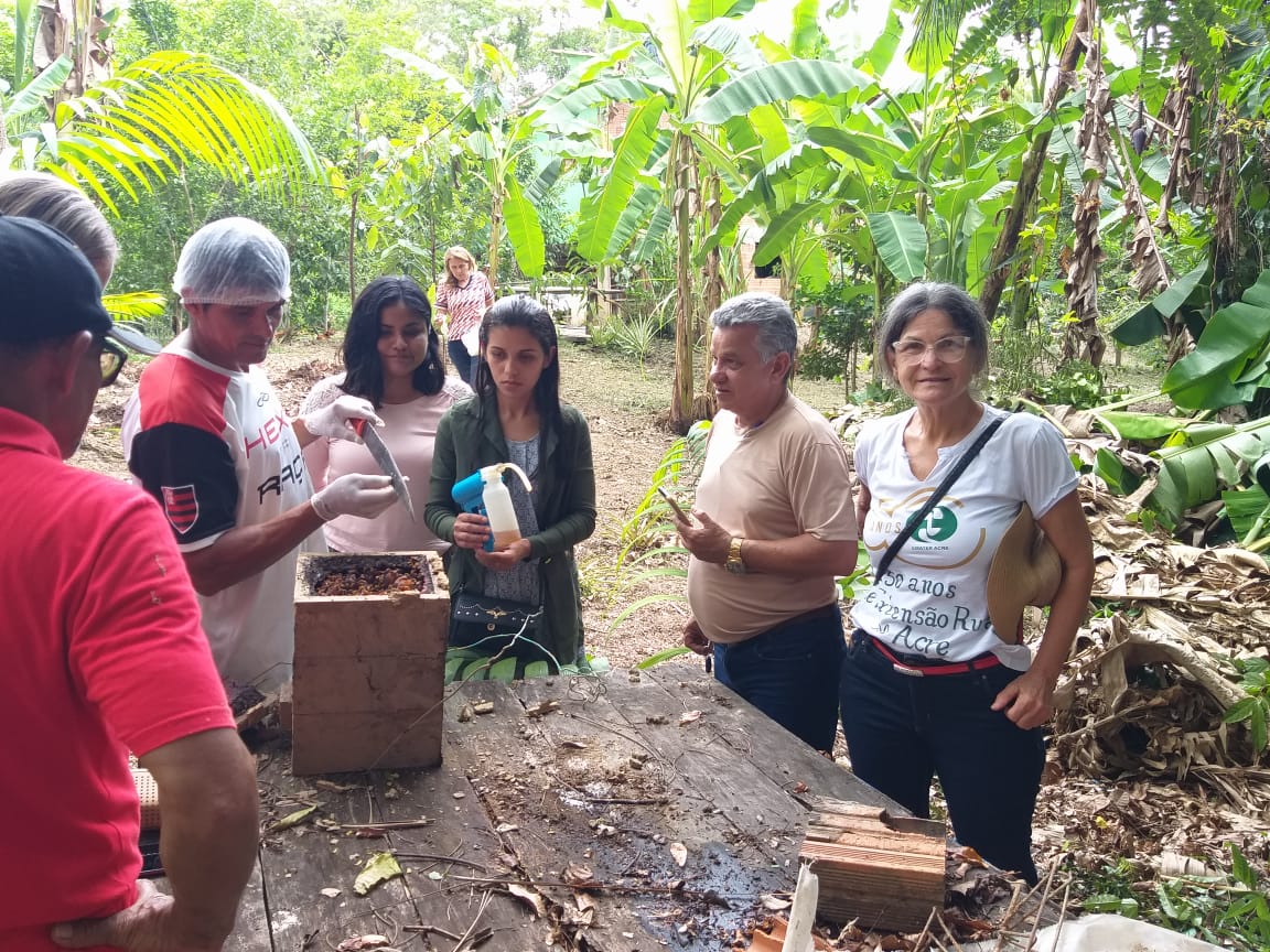 Meliponicultores de Epitaciolândia e Xapuri participam de intercâmbio para o fortalecimento da cadeia produtiva