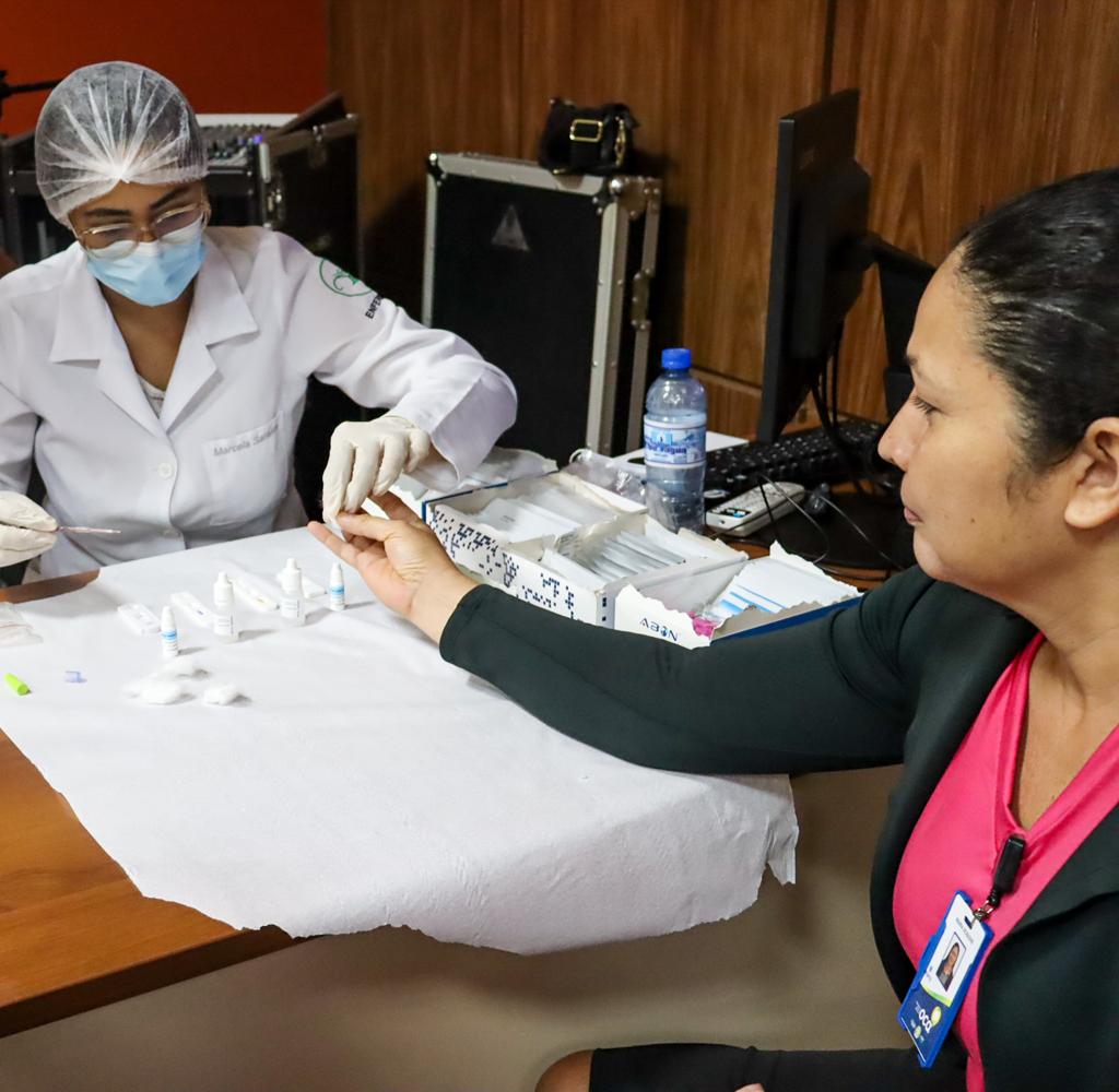 Mais de 500 testes rápidos foram feitos na OCA Rio Branco