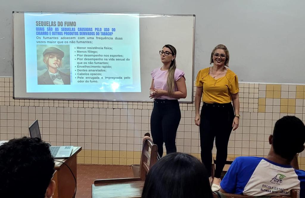 Educação leva ações de saúde para escolas de Rio Branco