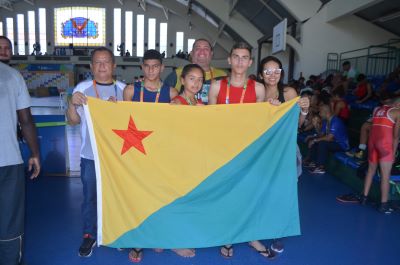 Equipe de wrestling acreana participa pela primeira vez dos jogos escolares