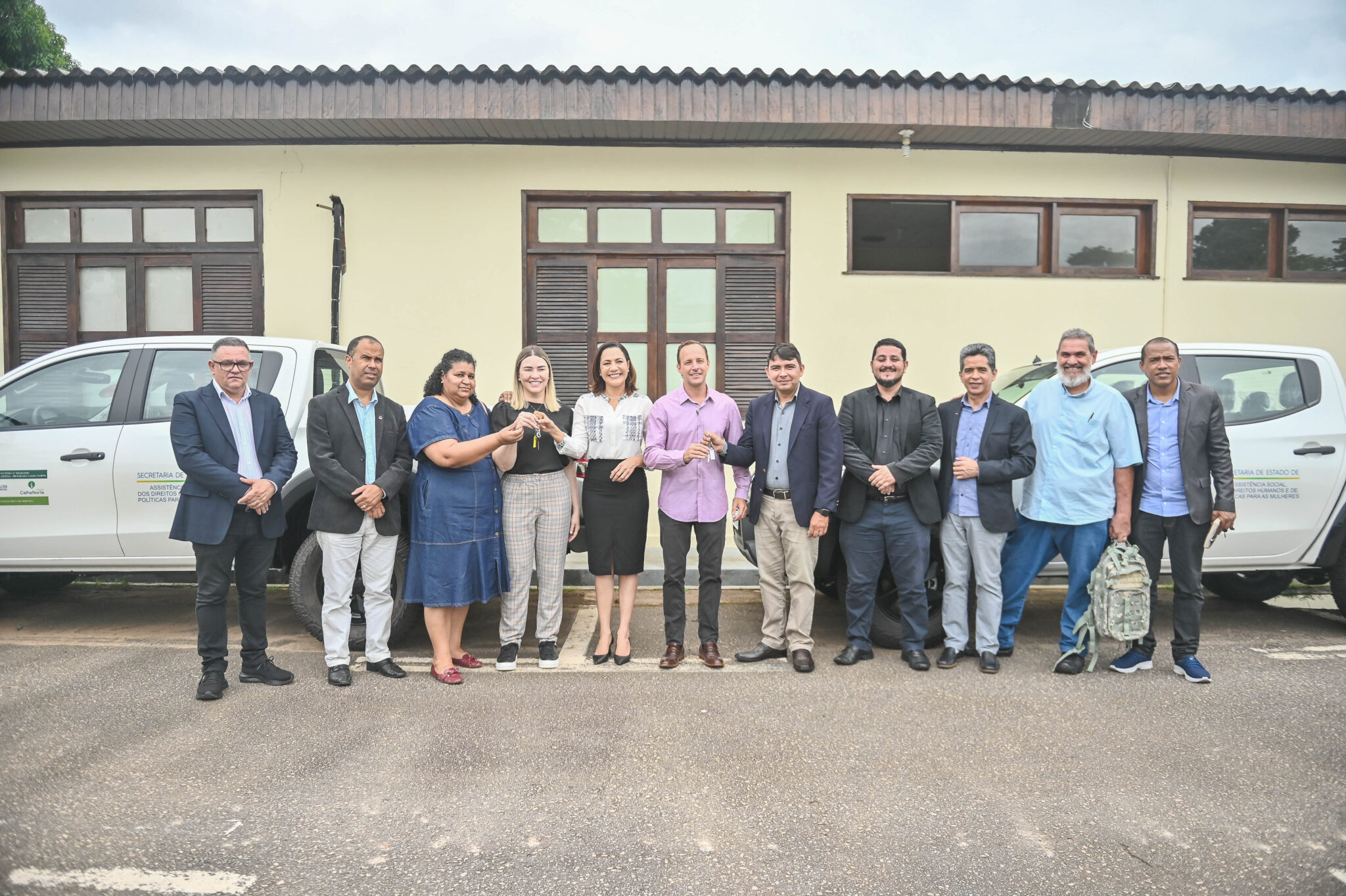 Estado entrega veículos à Secretaria de Assistência Social, da Mulher e dos Direitos Humanos