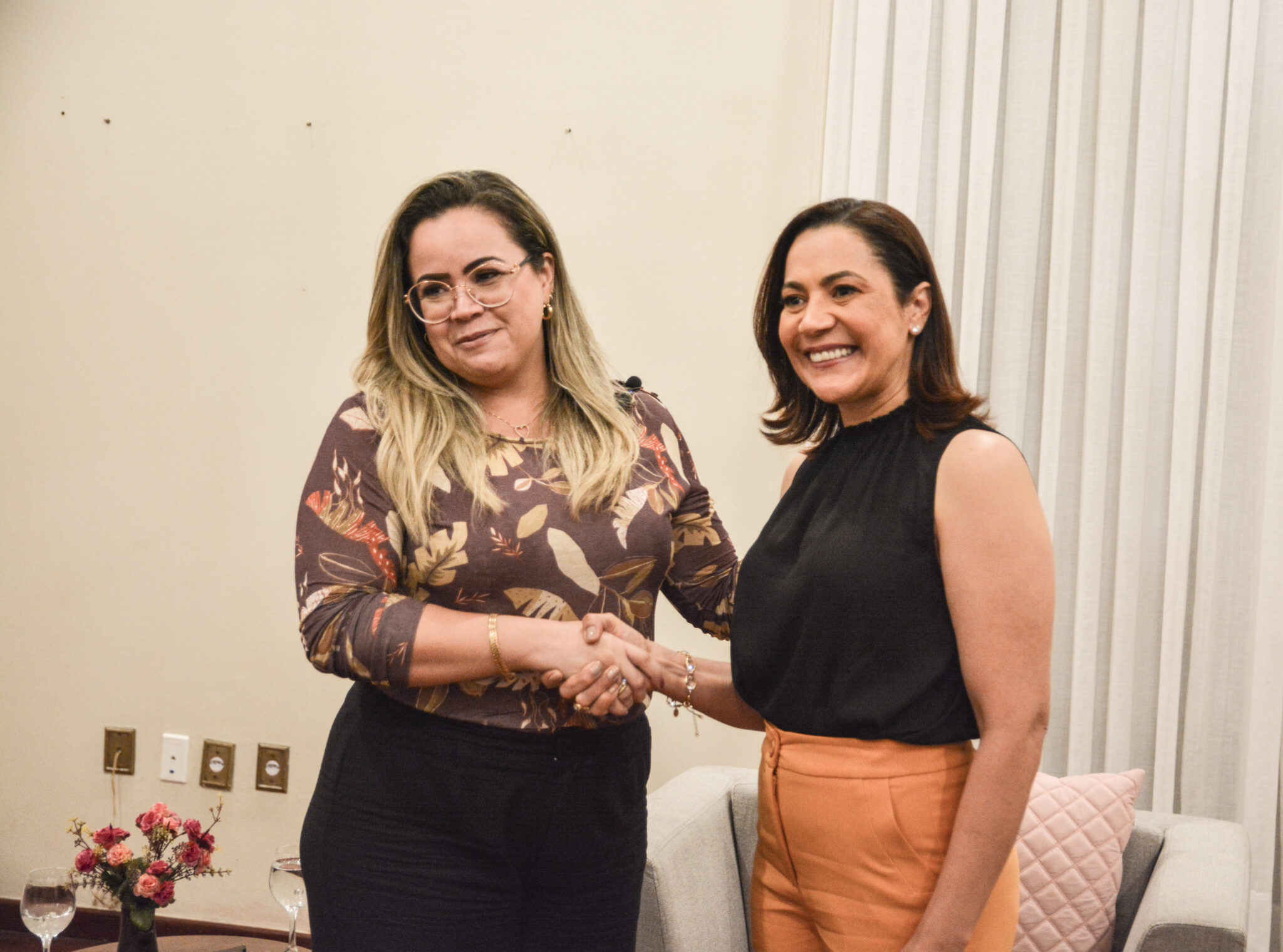 “Michelle chega para somar”, diz vice-governadora Mailza ao receber a nova líder do governo na Aleac