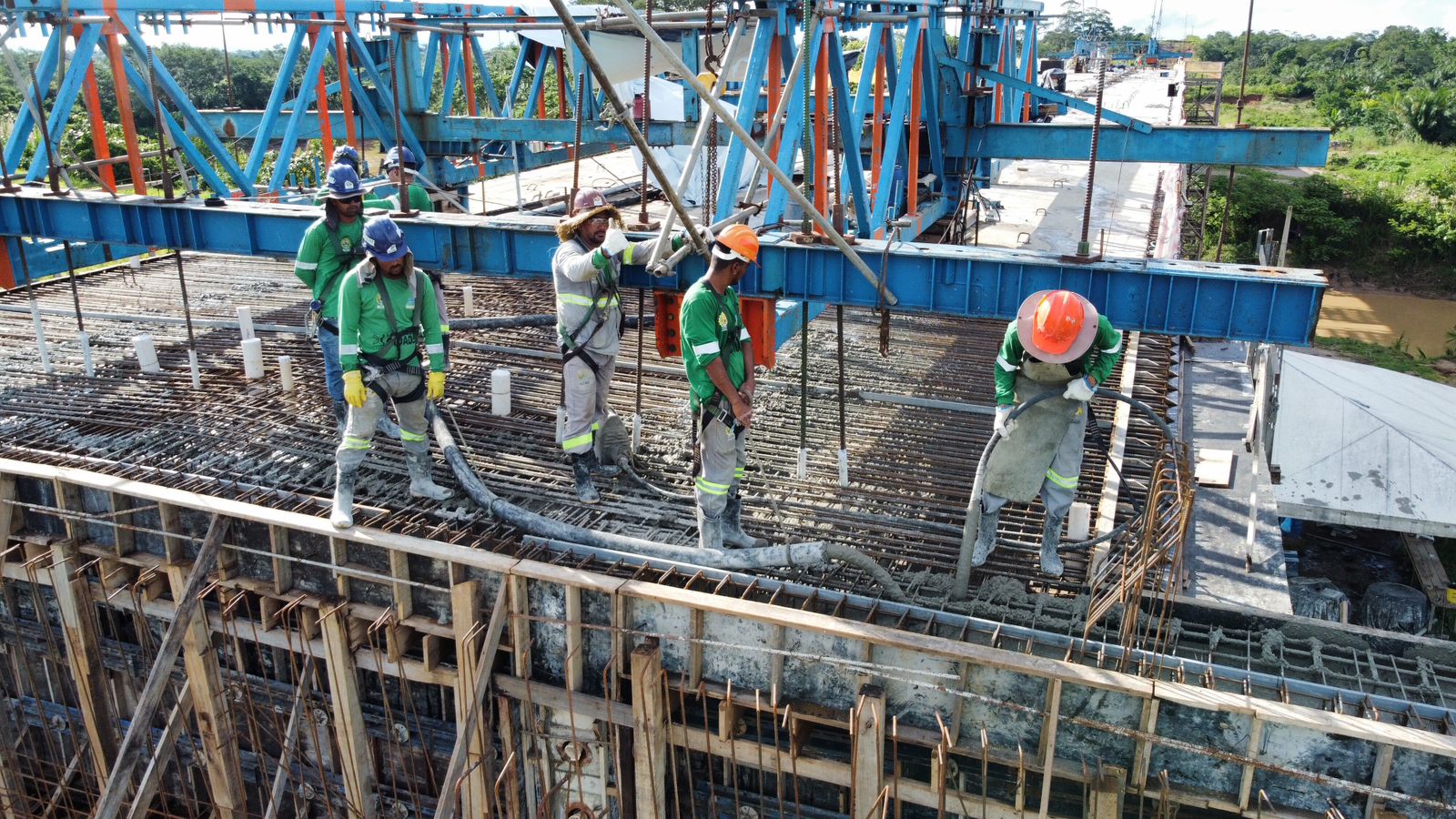 Obra da ponte do Anel Viário atinge 89,6% de execução