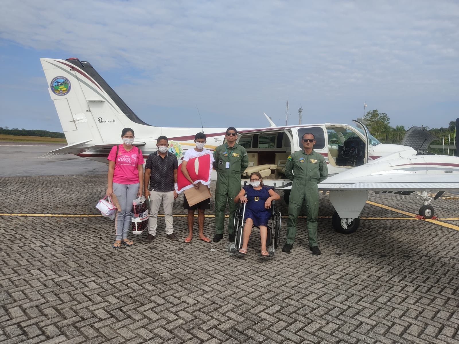 Aeronave do Estado realiza transporte de pacientes do interior até Rio Branco