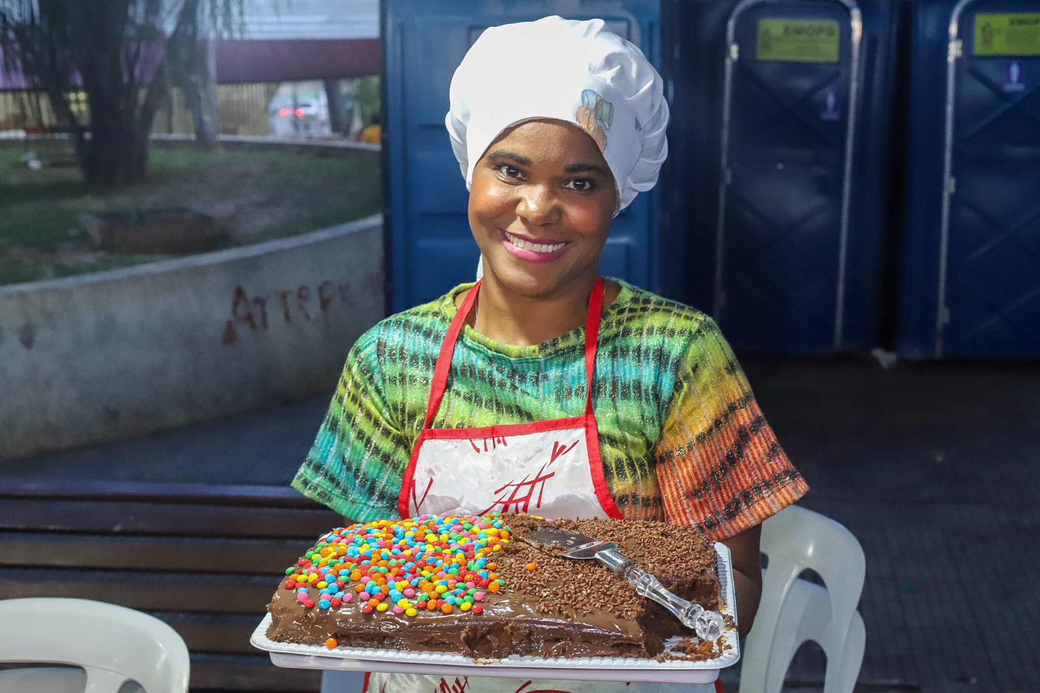 Sexta-feira com maracatu no Gastrô Folia, em frente ao Palácio Rio Branco