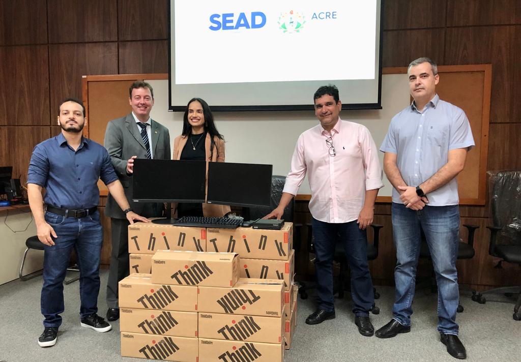 Sead faz entrega de novos equipamentos para secretarias do Estado