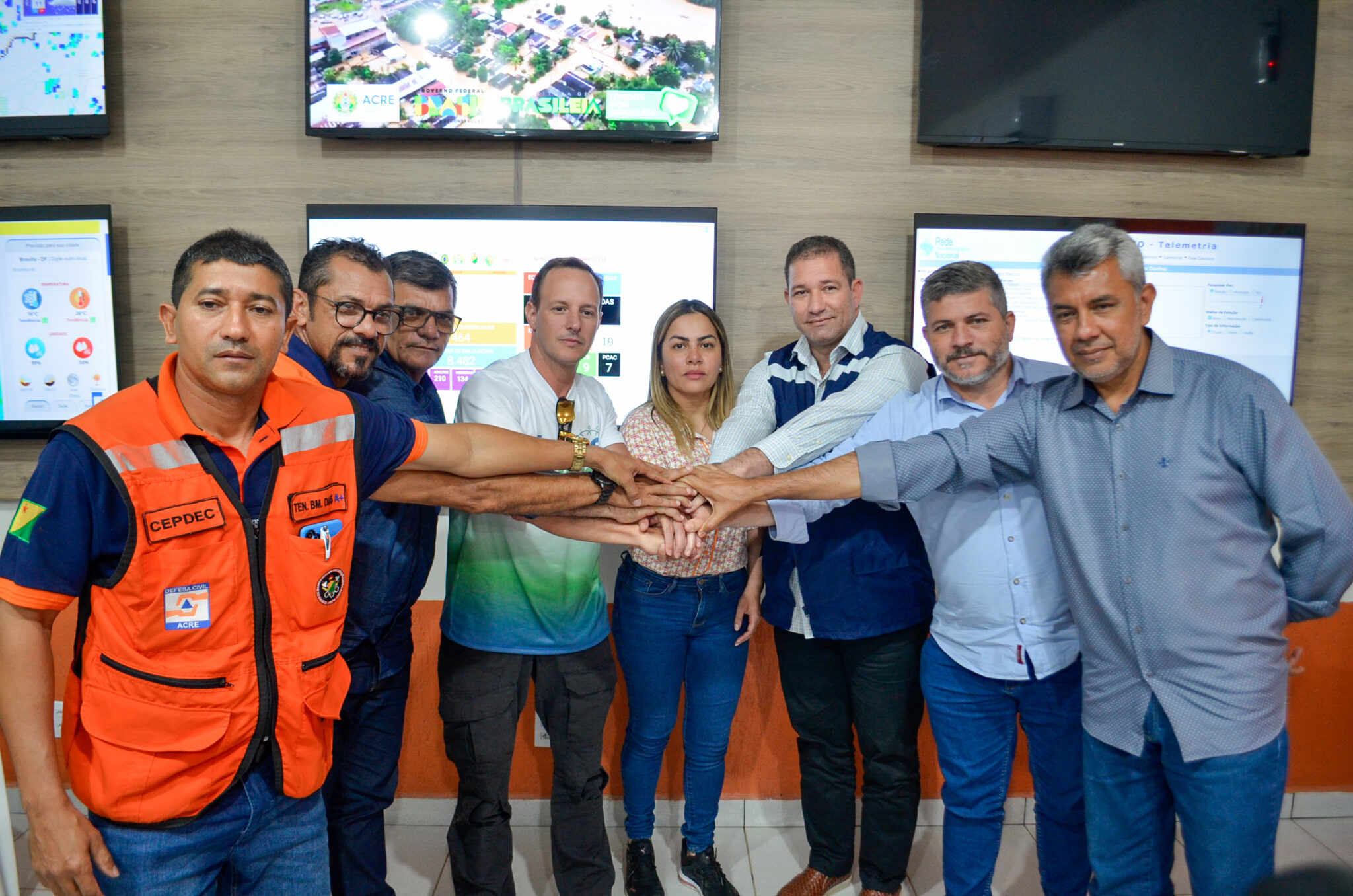 Estado alinha ações para melhor atender famílias atingidas pela enchente no Alto Acre