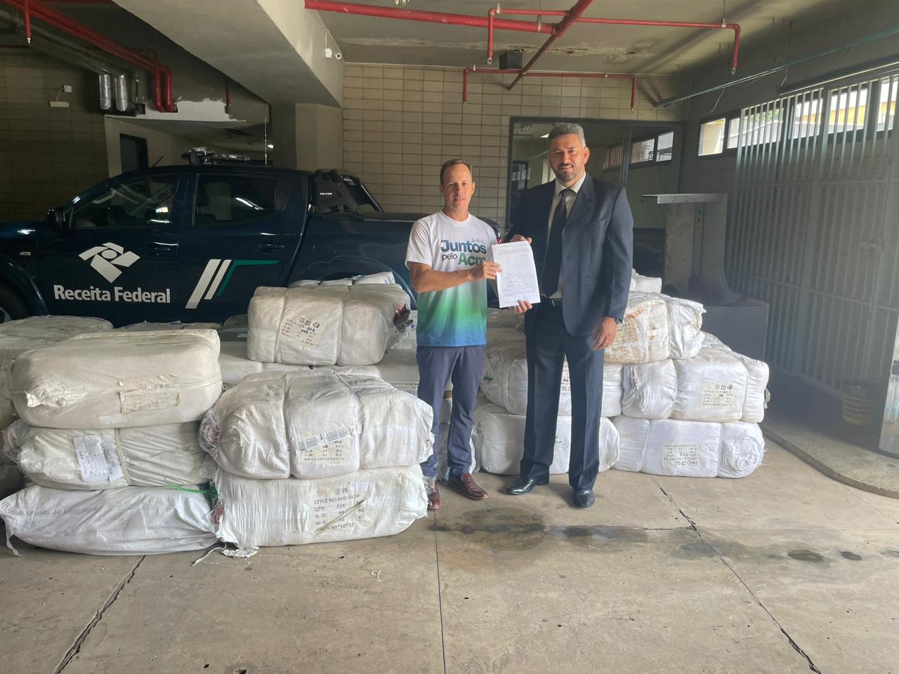 Campanha Juntos pelo Acre recebe doações da Receita Federal