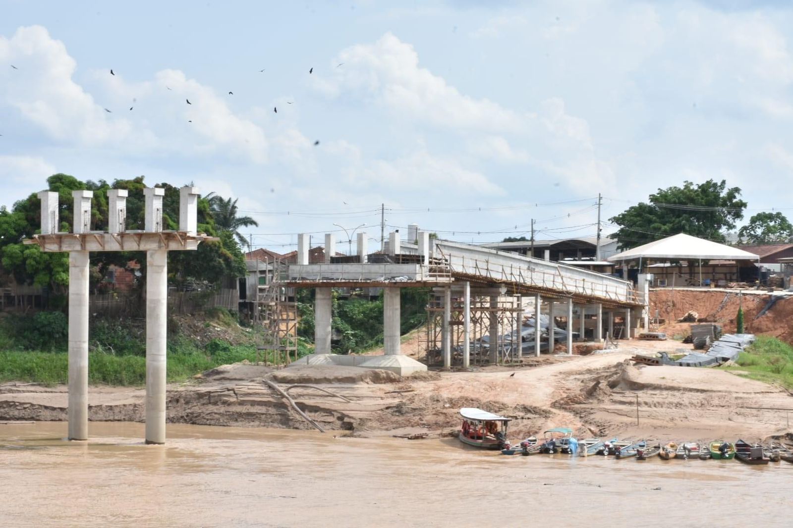 Governo avança na construção da ponte do Segundo Distrito de Sena Madureira