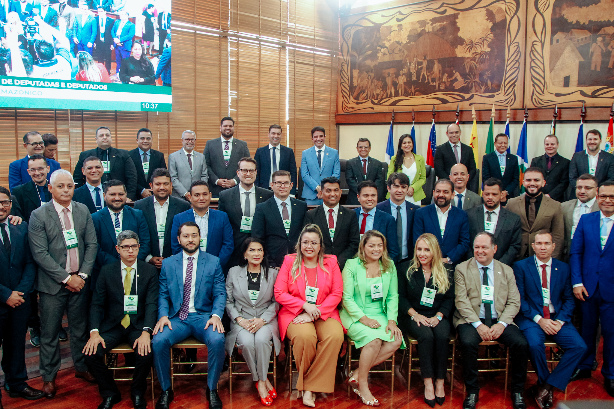 Durante Reunião Ordinária do Parlamento Amazônico, governador Gladson Cameli discute desenvolvimento da região Norte