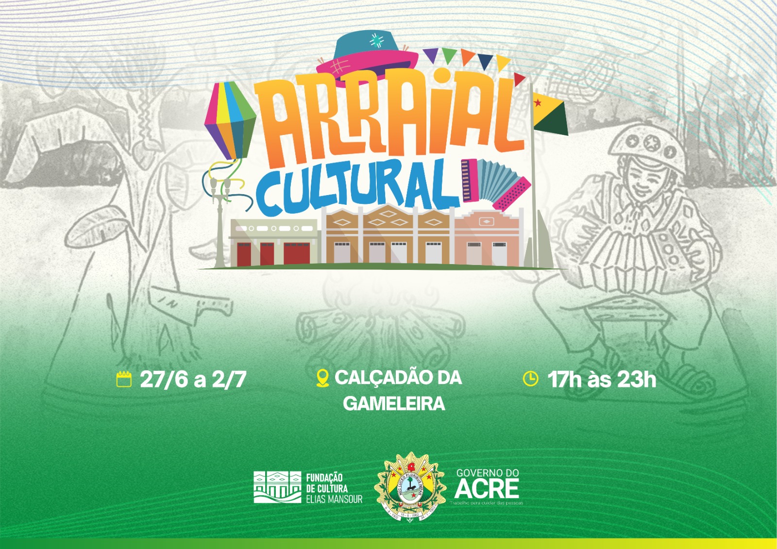 Órgãos de segurança do Estado orientam público do Arraial Cultural sobre trânsito e cuidados