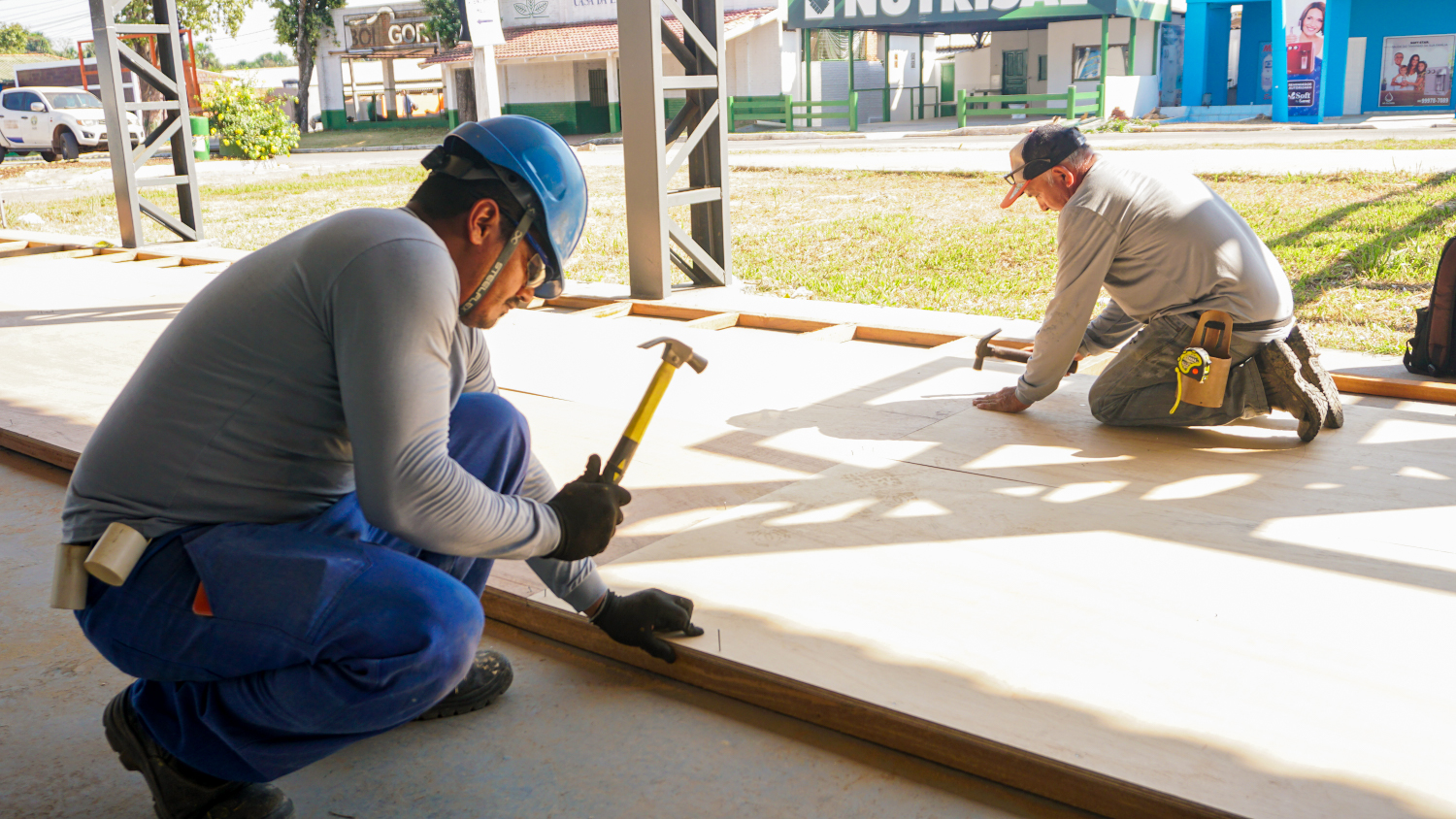 Obras de estrutura avançam no Parque de Exposições