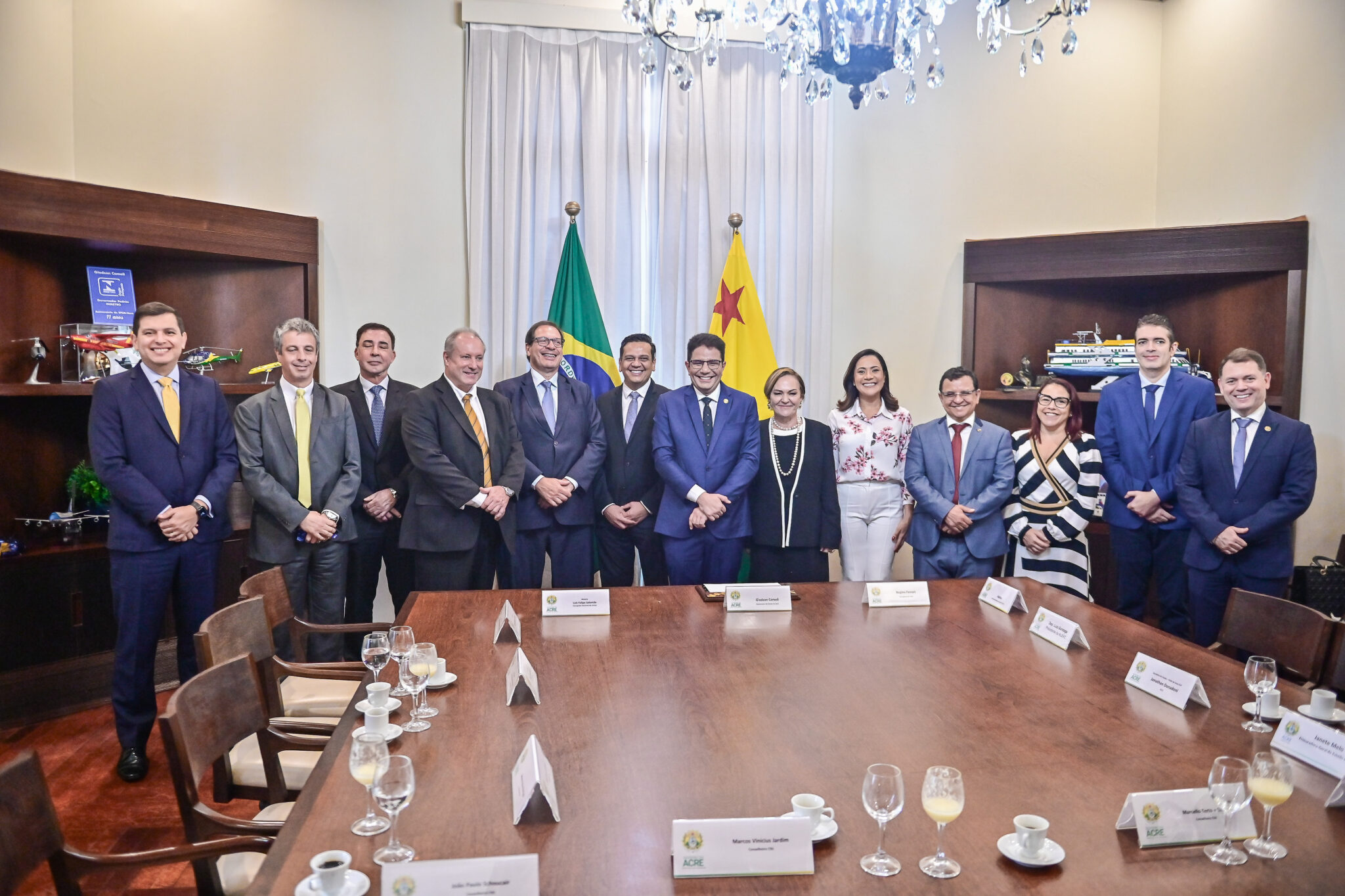 Estado recebe ministro do STJ e corregedor nacional de Justiça em visita institucional