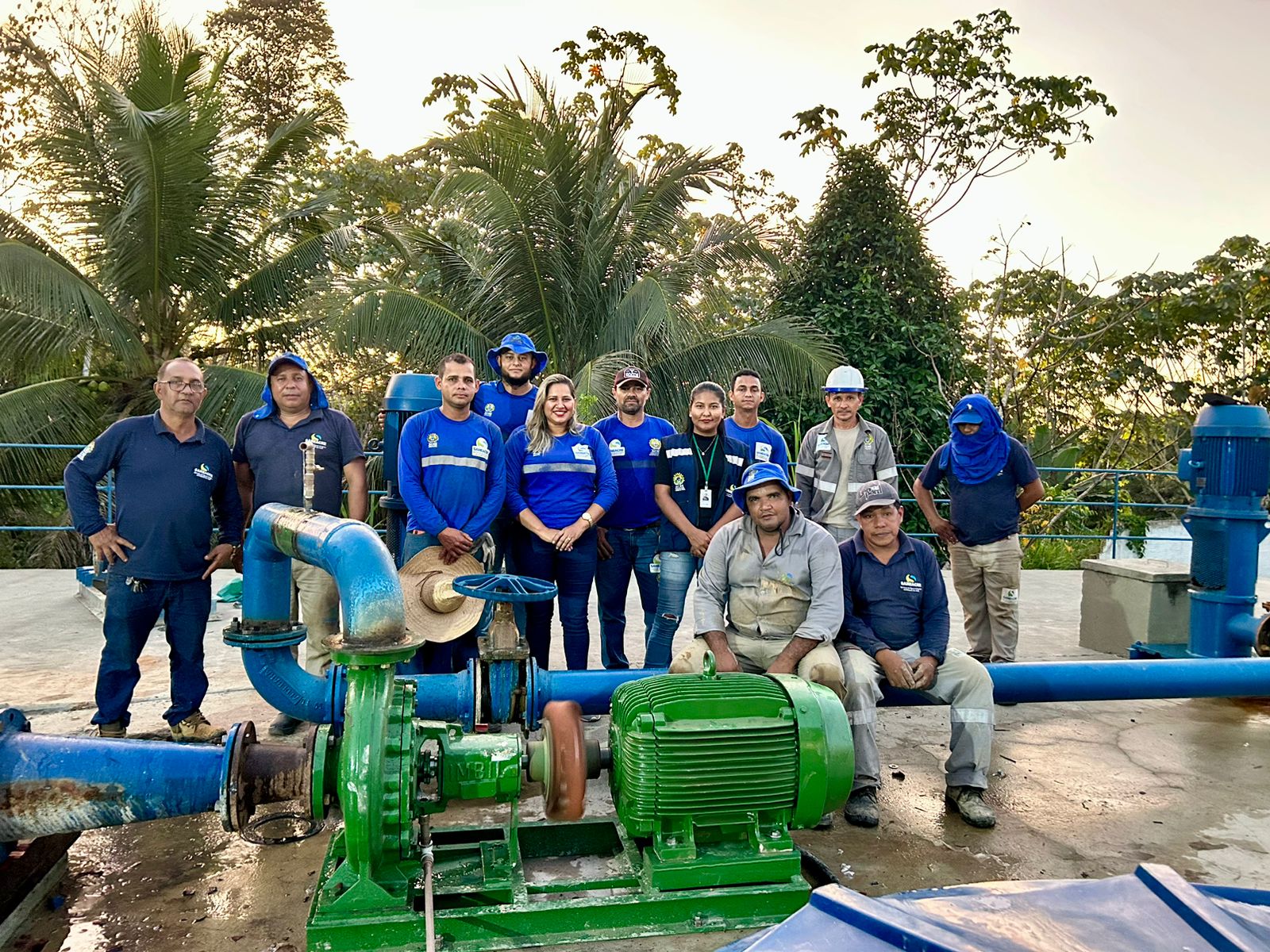 Saneacre realiza melhorias no sistema de tratamento e distribuição de água do município de Feijó